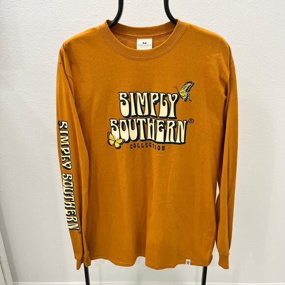 Simply Southern Women's MD "Rise Above & Beyond" Long Sleeve Graphic T-shirt - Picture 2 of 6
